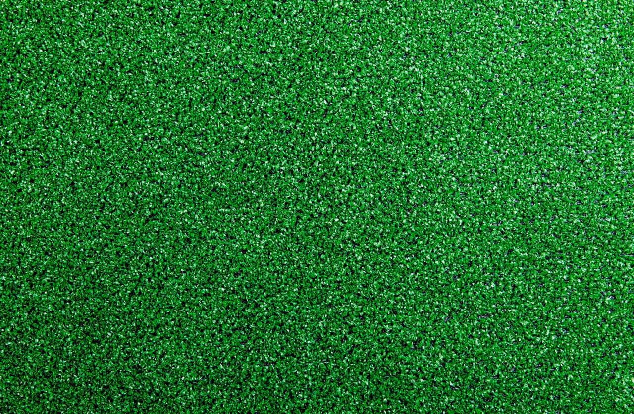 Aerial view of artificial turf grass